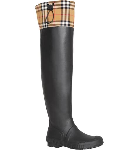 burberry waterproff boots|burberry boots for women.